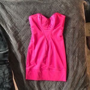 Super Cute Pink Bebe Mini Dress Never Worn